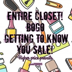 🤝BOGO🤝   🤝 ENTIRE CLOSET! 🤝   🤝BOGO🤝 ‼️BUNDLES OF 3 OR MORE ONLY‼️